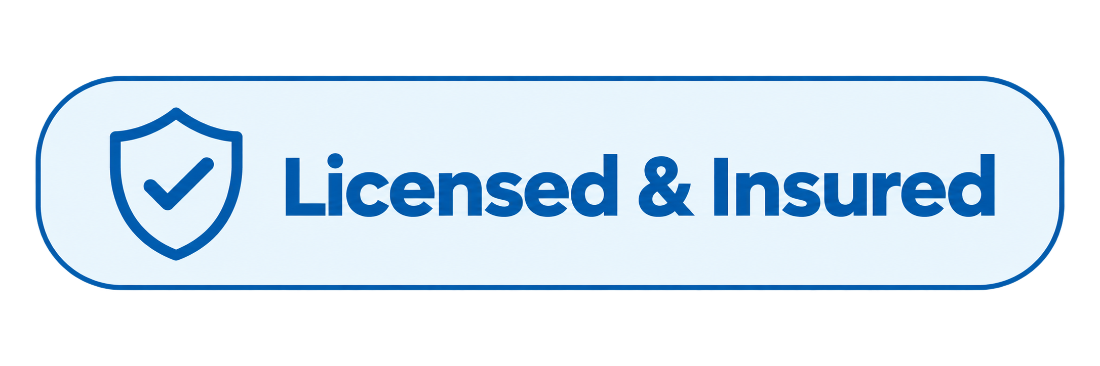Licensed and insured